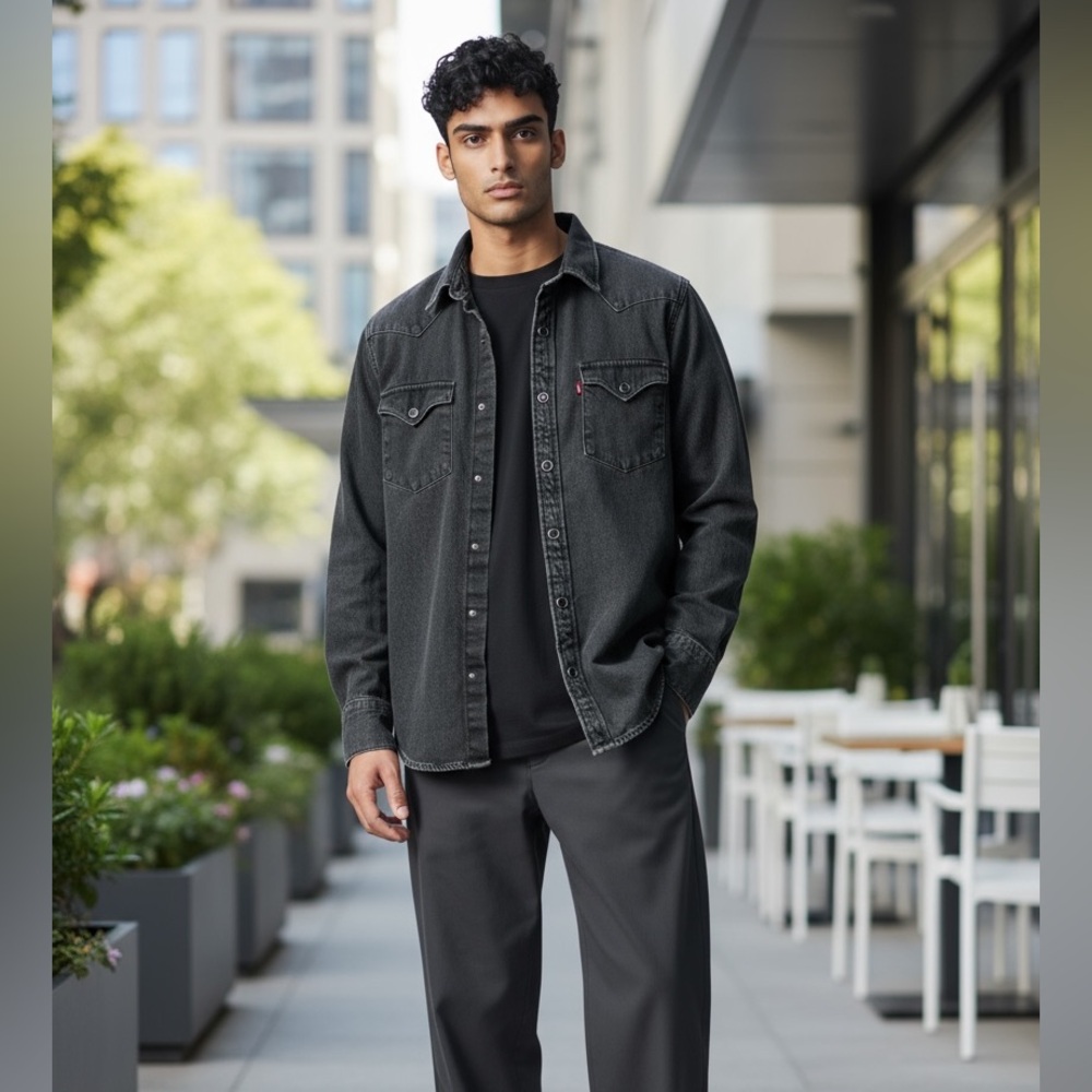 Levi's Small  Dark Denim Jacket